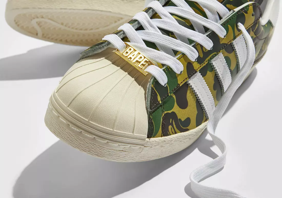 BAPE adidas Superstar Camo GZ8981 Utgivelsesdato