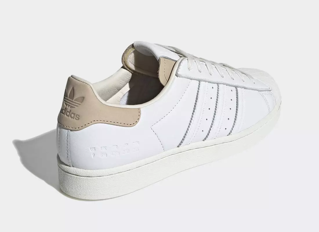 adidas Superstar White Tan FY5477 תאריך יציאה