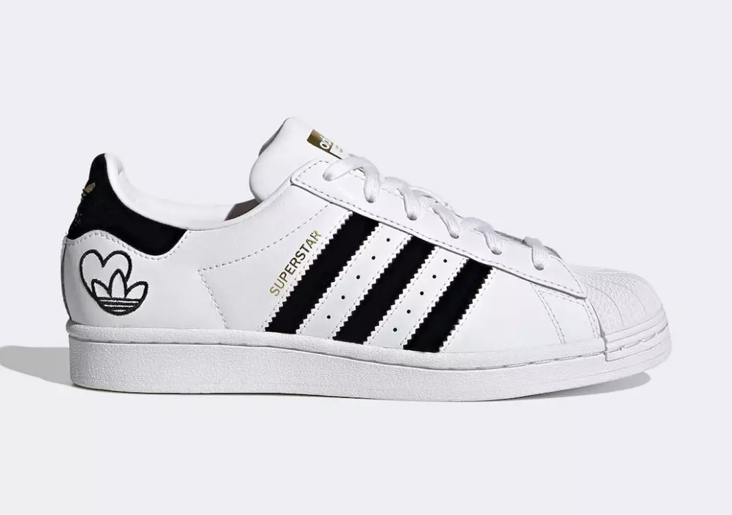 تاریخ انتشار adidas Superstar طلای سیاه سفید FY4755