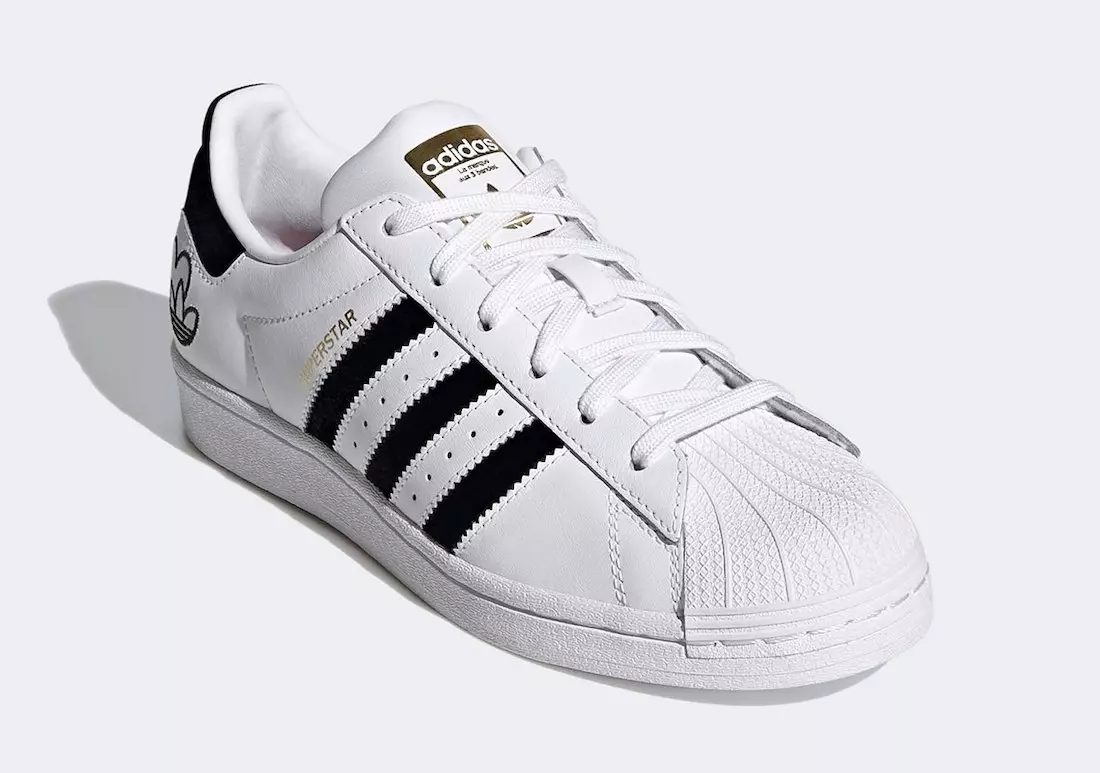 Adidas Superstar White Black Gold FY4755 Dáta Eisiúna