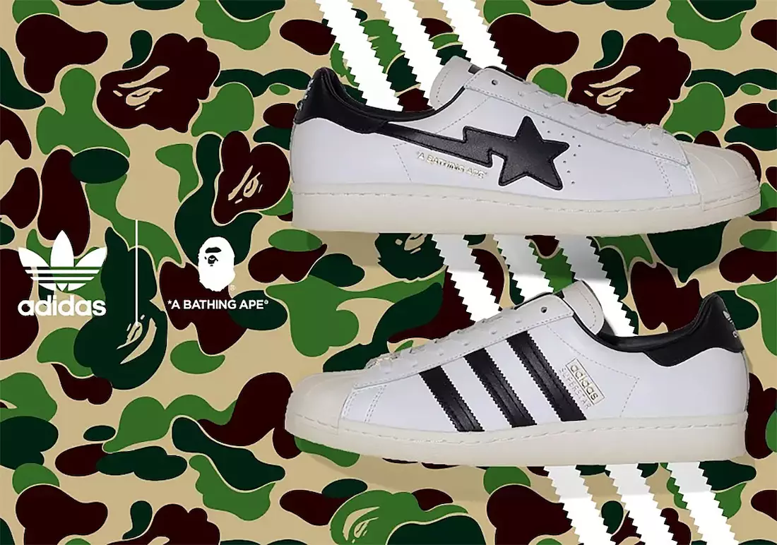 BAPE шинэ adidas Superstars-ыг гаргалаа