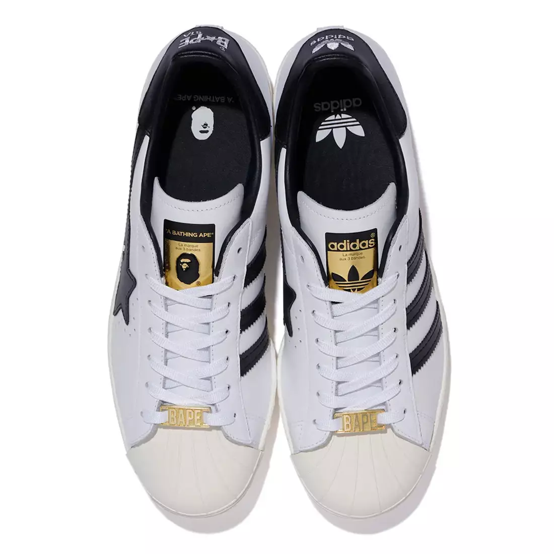 BAPE adidas Superstar White Black ဖြန့်ချိသည့်ရက်စွဲ