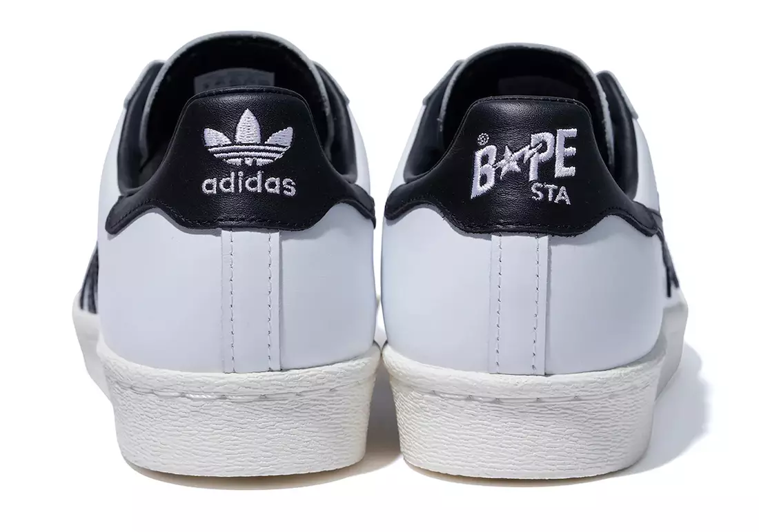 BAPE adidas Superstar White Black Útgáfudagur