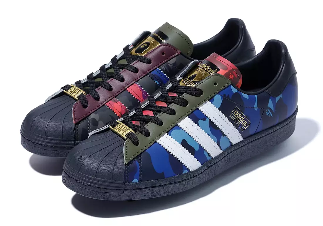 Датум на издавање на BAPE adidas Superstar Camo