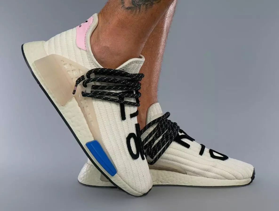 Pharrell adidas NMD Hu Cream Blue Pink Megjelenés dátuma