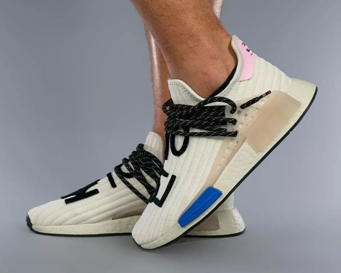 Pharrell adidas NMD Hu Cream Blue Pink Megjelenés dátuma