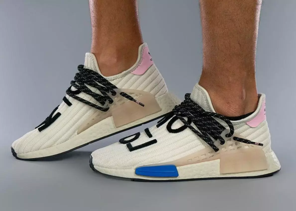 Pharrell adidas NMD Hu Cream Blue Pink תאריך יציאה