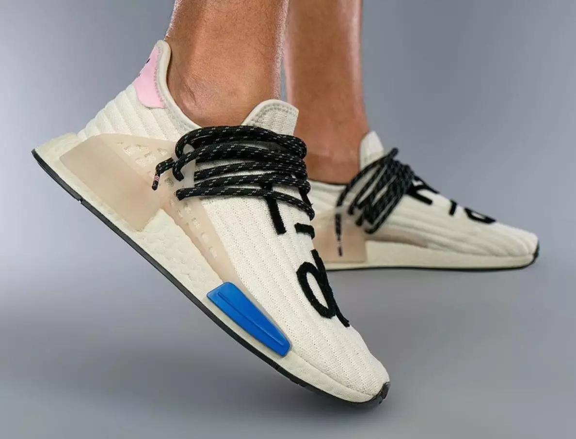 Pharrell adidas NMD Hu Krem Mavi Çəhrayı Buraxılış Tarixi