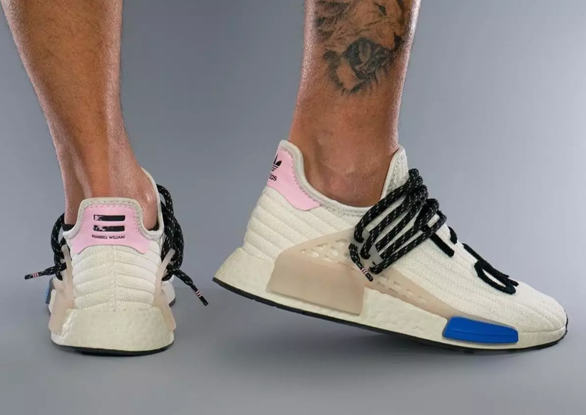 Pharrell adidas NMD Hu Cream Blu Rosa Data di uscita