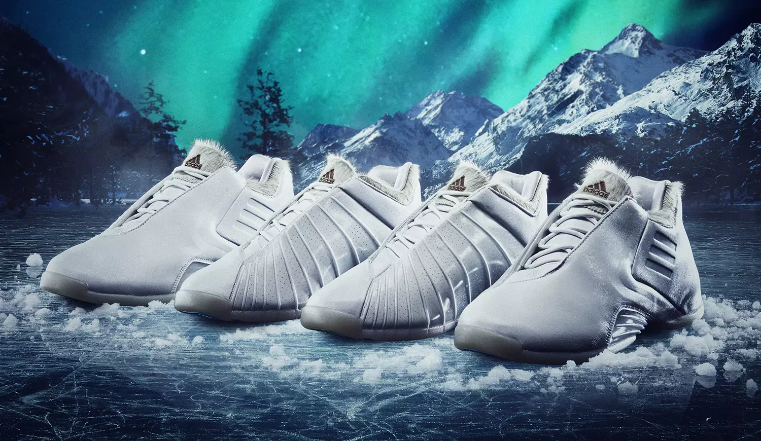 adidas Aurora Borealis All Star Üçlü Ağ Parıltı Paketi