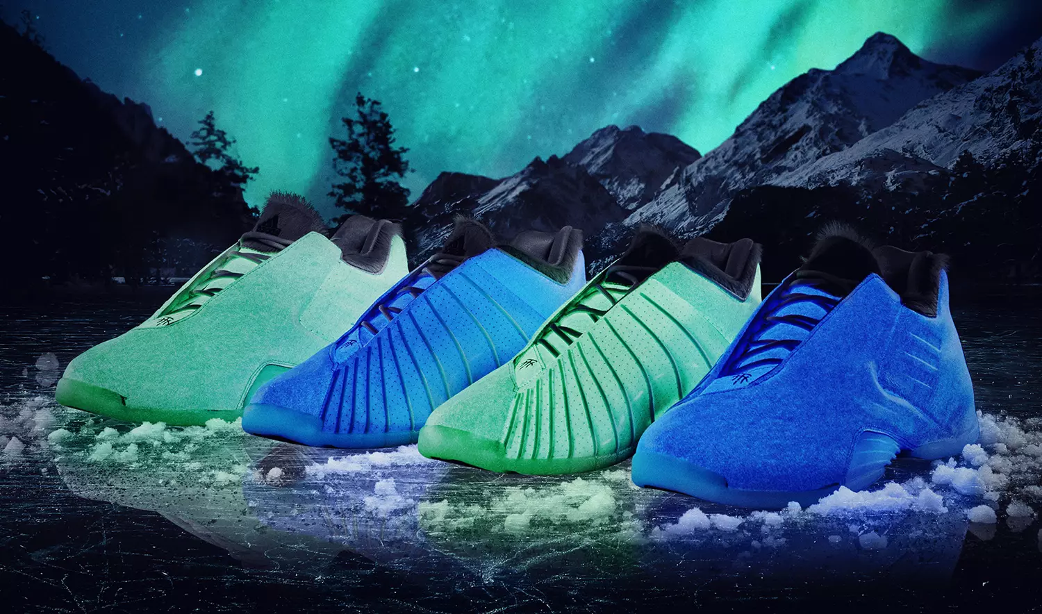 Pachet adidas Aurora Borealis All Star Triple White Glow