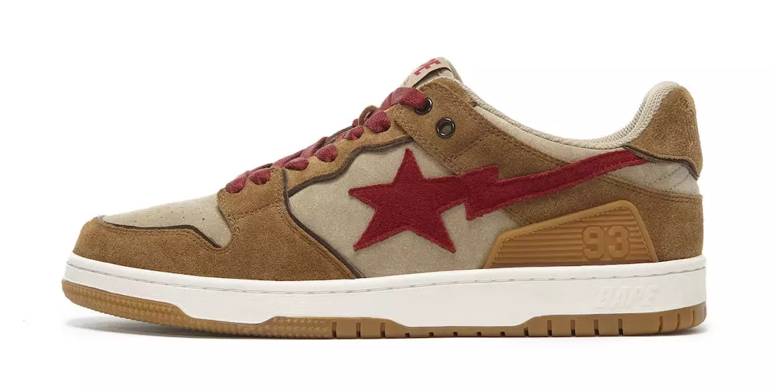 Bape Sk8 Sta Wheat Red Izdošanas datums