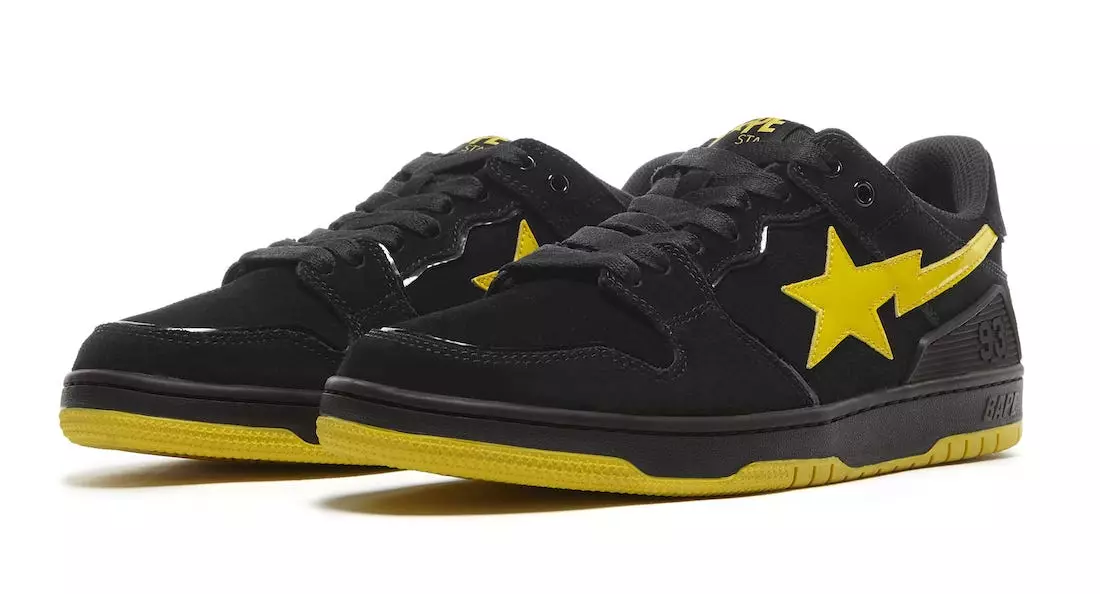 Bape Sk8 Sta Black Yellow Izdošanas datums