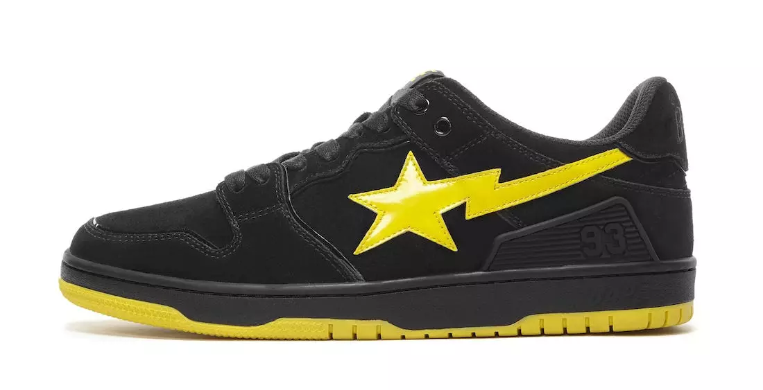 Bape Sk8 Sta Noir Jaune Date de sortie