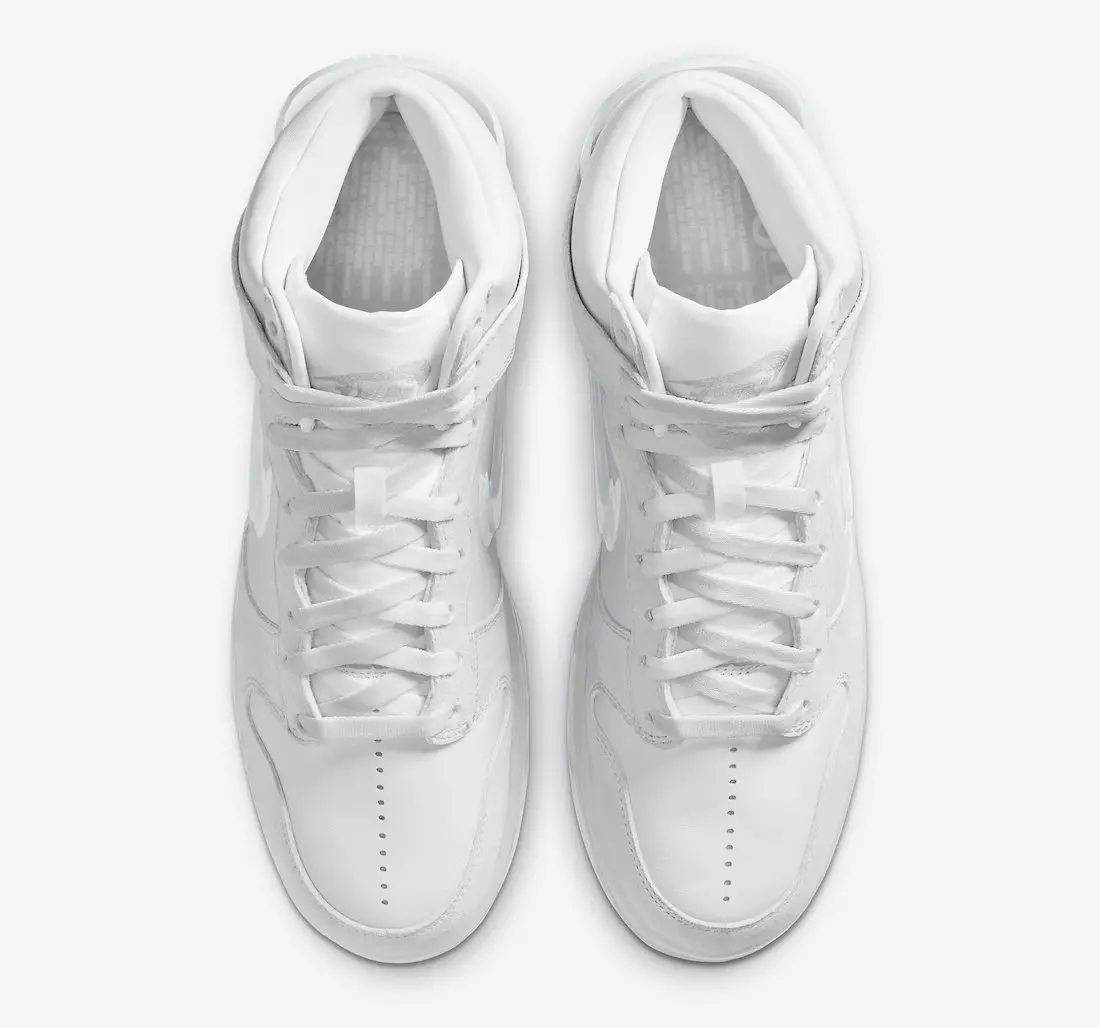 Slam Jam Nike Dunk High White DA1639-100 Data e publikimit