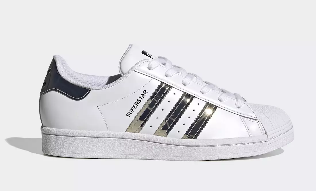 adidas Superstar Hvid Sølv Metallic FW3915 Udgivelsesdato