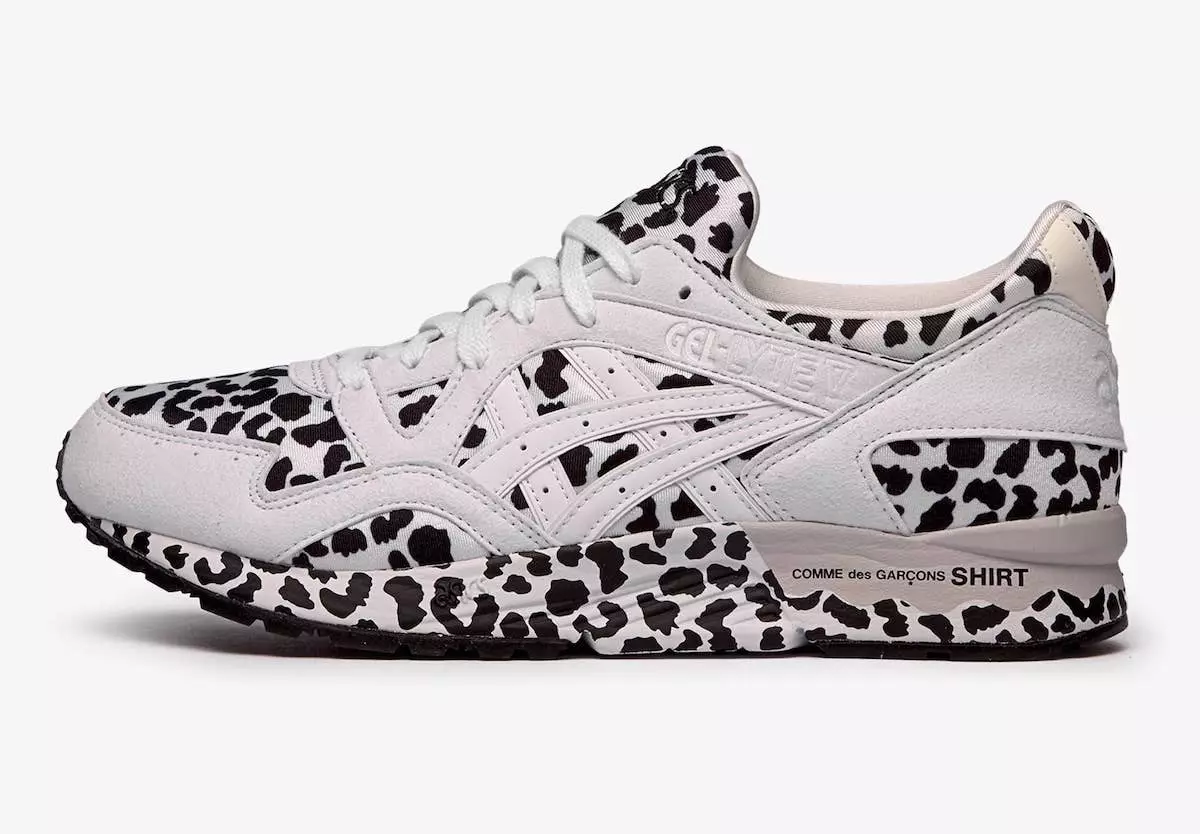 Comme des Garcons Shirt ASICS Gel Lyte V White Julkaisupäivä