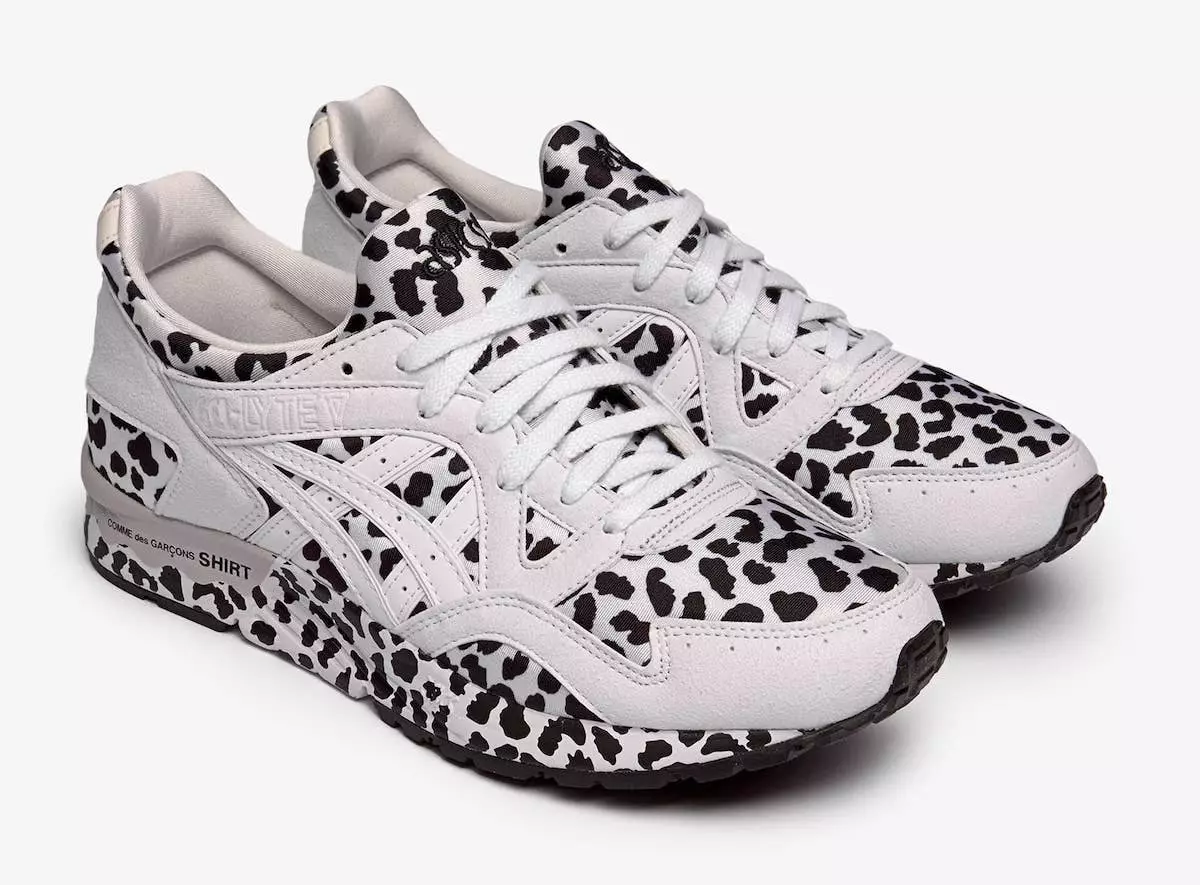 Comme des Garcons Shirt ASICS Gel Lyte V White Julkaisupäivä