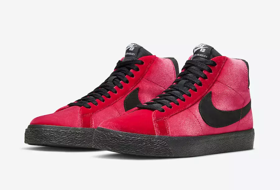 Официальные фотографии кроссовок Kevin Bradley x Nike SB Blazer Mid «Hell»