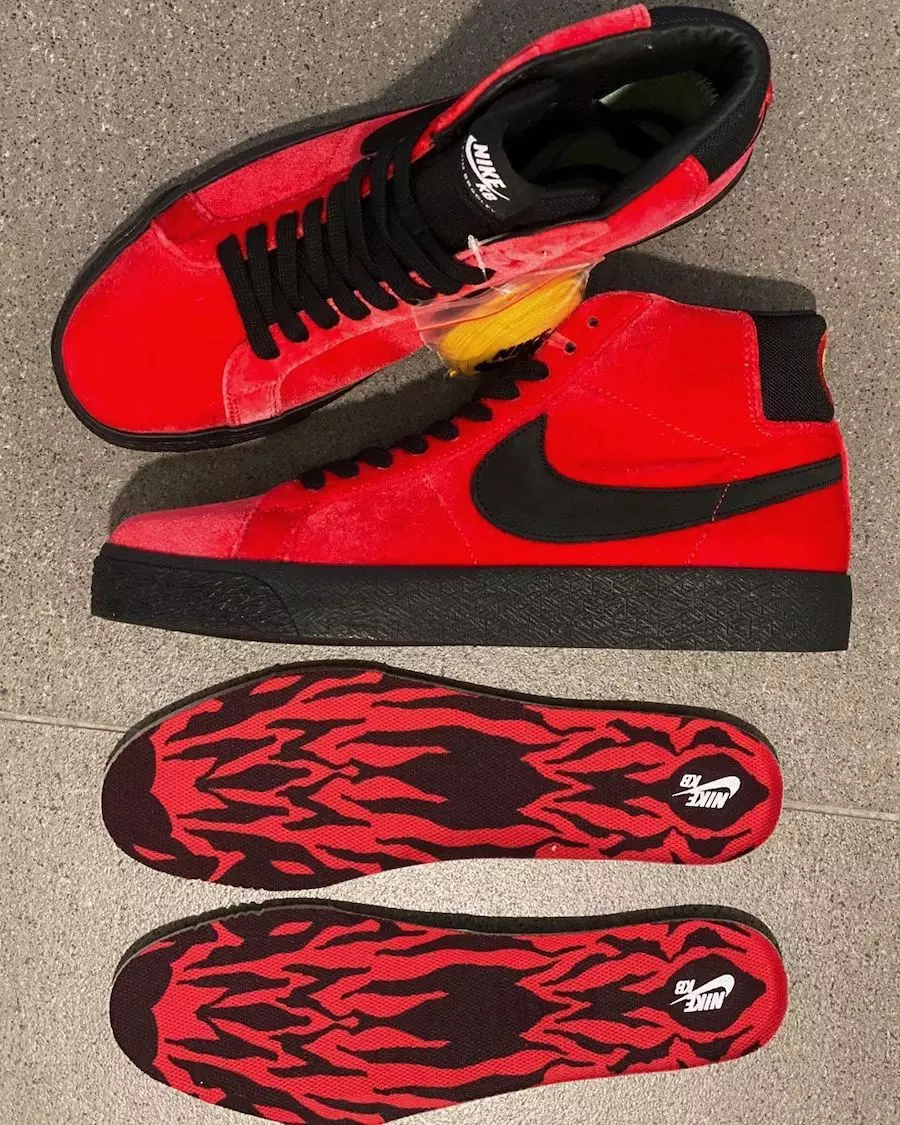 Кевін Бредлі Nike SB Blazer Mid Hell Дата випуску