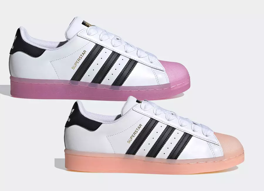 Adidas lisää läpikuultavat kuorivarpaat Superstariin