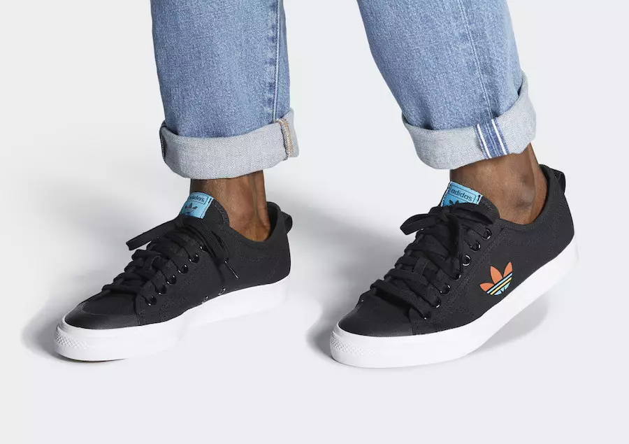 adidas Nizza Black Cyan FW4540 Data tar-Rilaxx