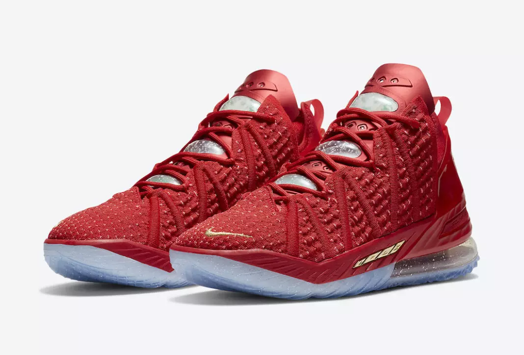 Nike LeBron 18 X-Mas in LA Christmas DB8148-601 Датум на објавување