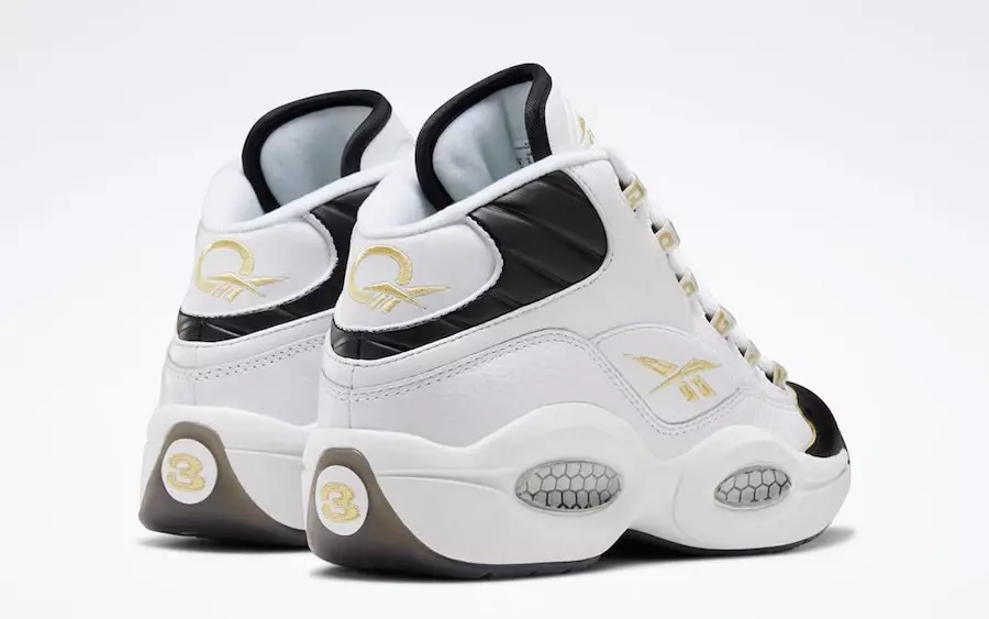 Reebok Question White Black Gold EF7599 Data de llançament