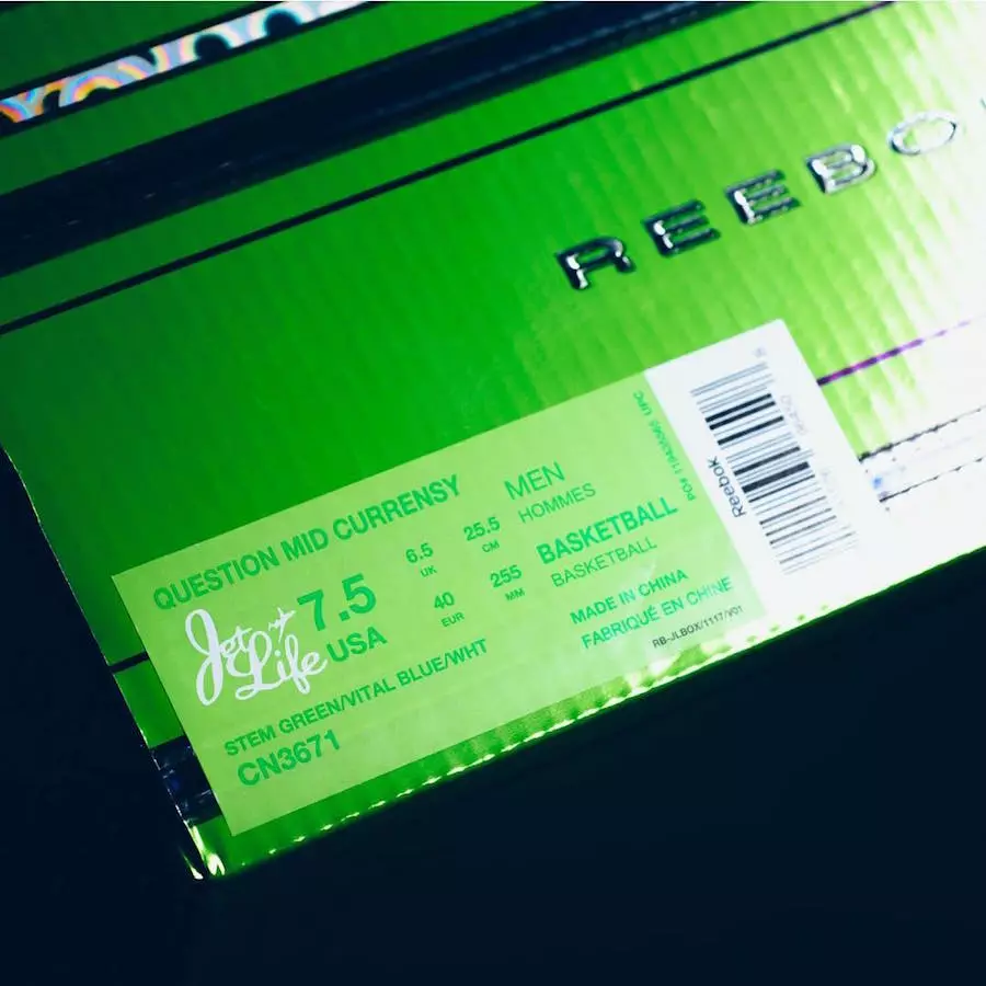 Currensy x Reebok stellt Jet Life-Verpackung in Frage