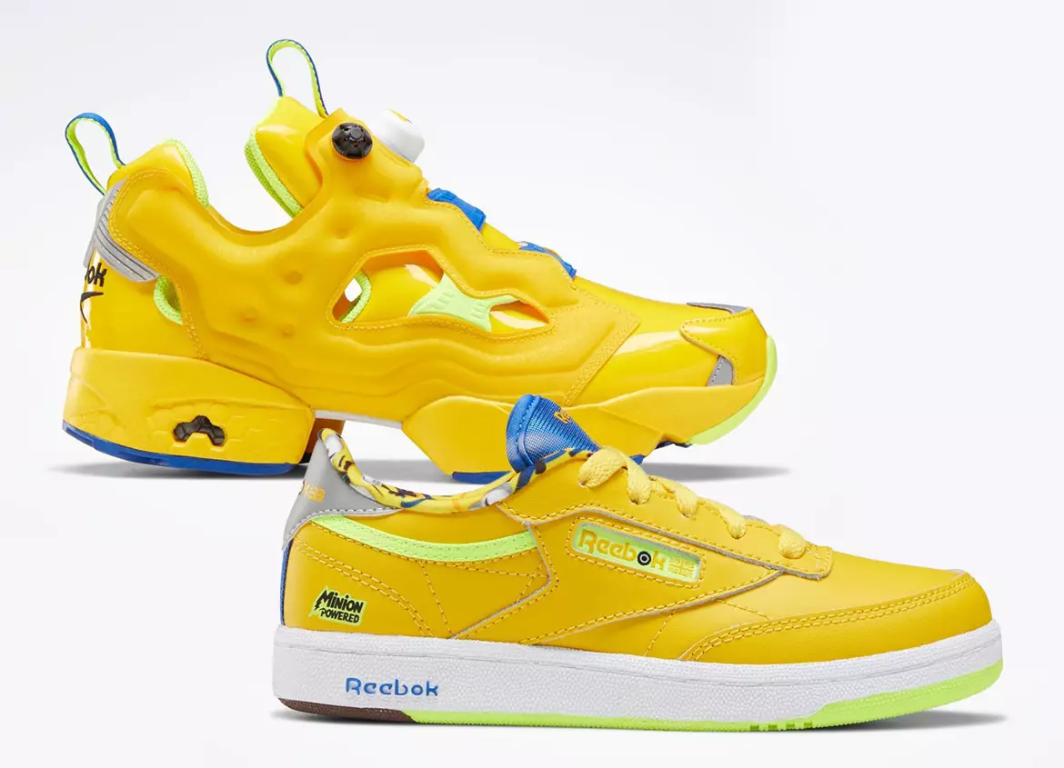 Minions Reebok Instapump Fury FY3404 Club C FX3353 Releasedatum