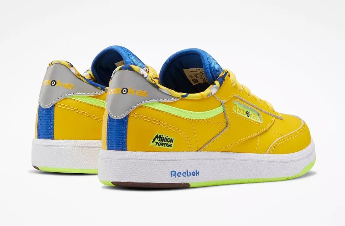 Minions Reebok Club C FX3353 מעלדונג טאָג