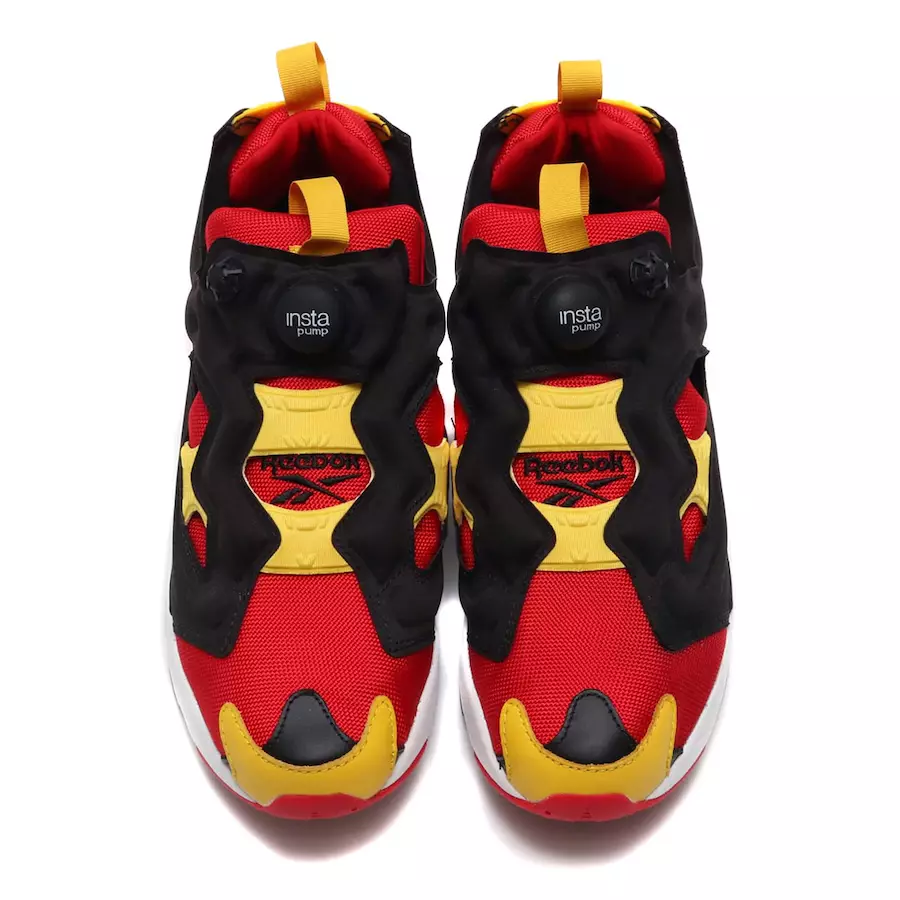 Reebok Instapump Fury Vermelho Amarelo EH1788 Data de Lançamento