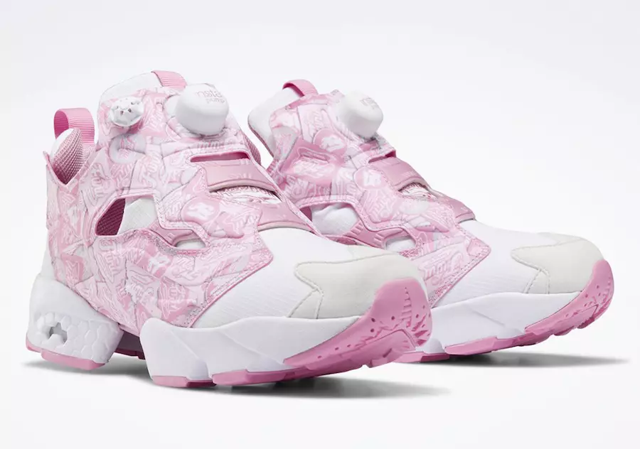 Reebok Instapump Fury с принтом по всей поверхности