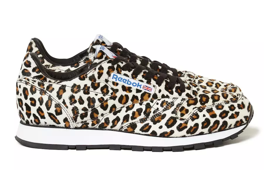 Head Porter Plus verëffentlecht de Reebok Classic Lieder bedeckt a Leopard Print