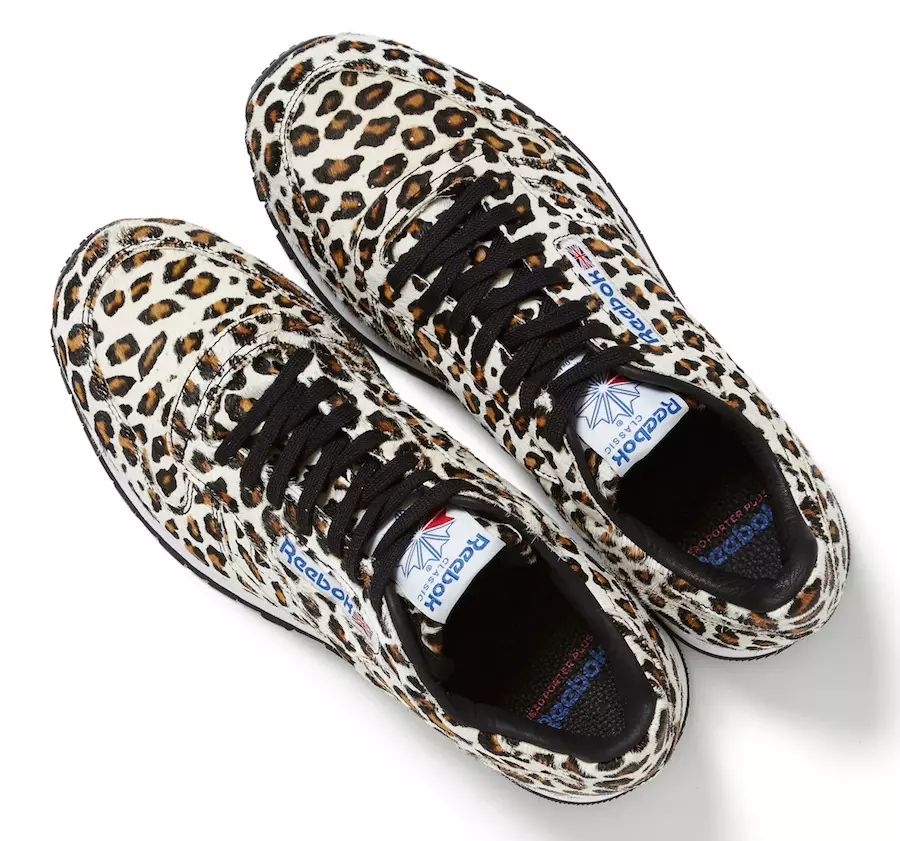 Ceann Porter Plus x Leopard Leathar Clasaiceach Reebok