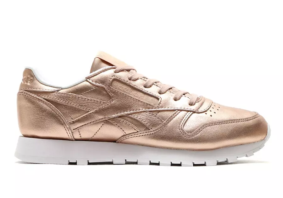 Bæði Reebok Classic leðrið og Club C fá málmáferð