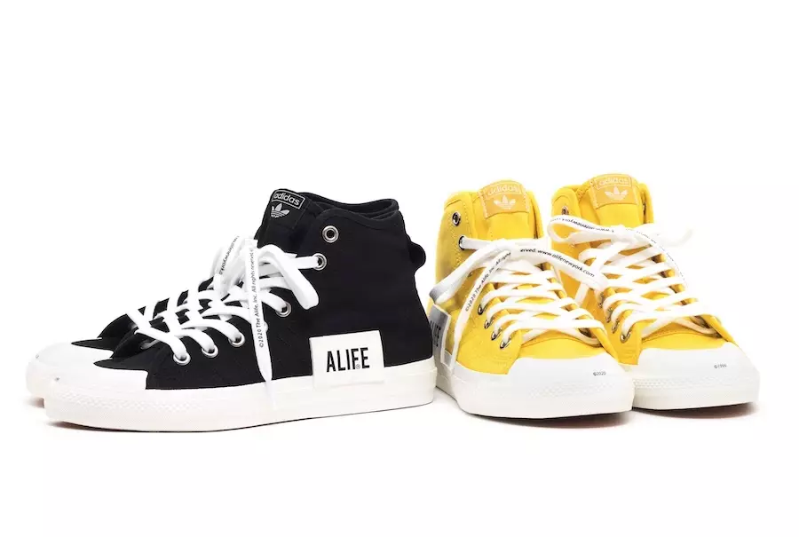 ALIFE adidas Nizza High Yellow Black julkaisupäivä