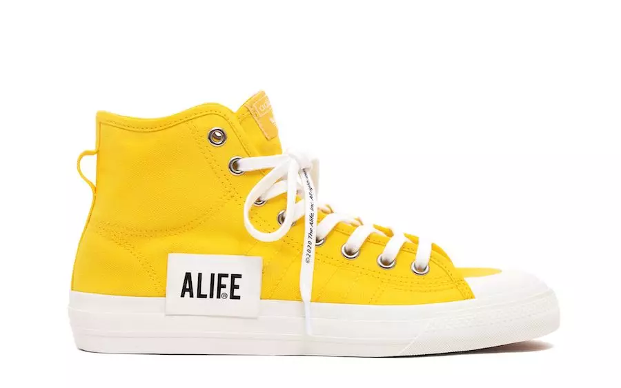 ALIFE adidas Nizza High Yellow väljalaskekuupäev