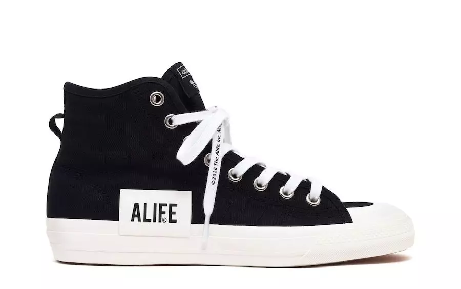 ALIFE adidas Nizza High Black -julkaisupäivä