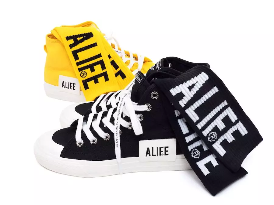 ALIFE Adidas Nizza High Yellow Black Дата выпуску