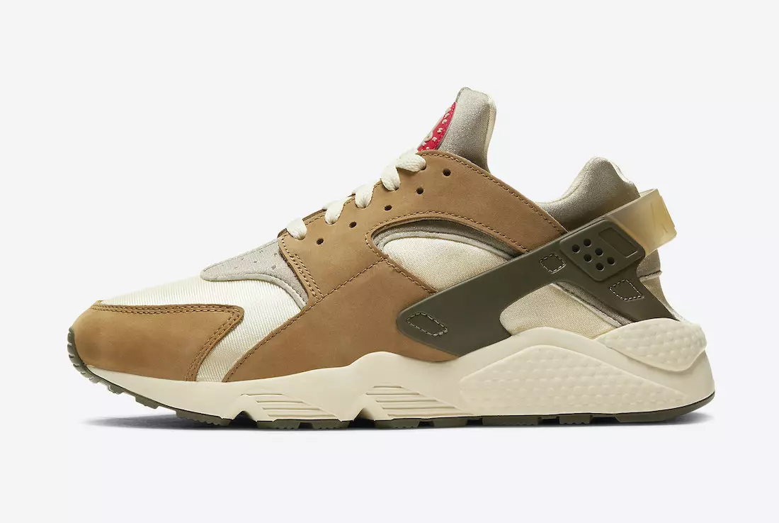 سعر تاريخ الإصدار من Stussy Nike Air Huarache Desert Oak DD1381-200