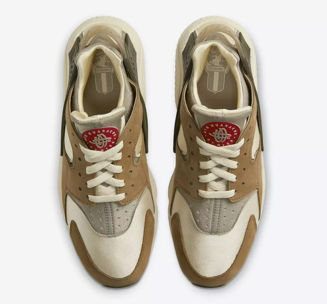 Stussy Nike Air Huarache Desert Oak DD1381-200 Buraxılış Tarixi Qiymət