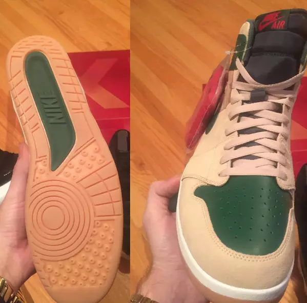 Air Jordan 1,5 Gorge Green Sand Dune