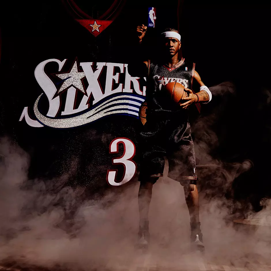 Allen Iverson Enterbay Mitchell Ness Hình