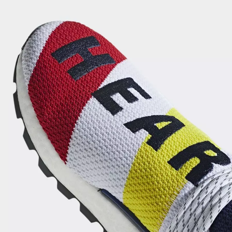 تاریخ انتشار BBC x Pharrell x adidas NMD Hu Heart Mind BB9544