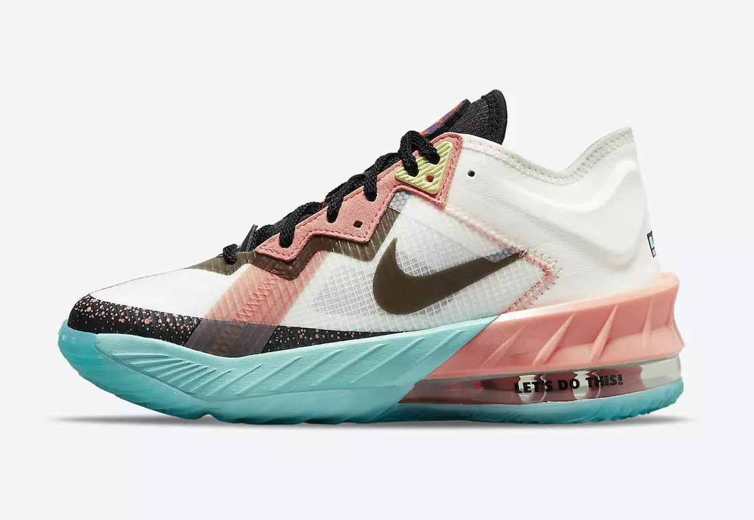 Space Jam x Nike LeBron 18 Low Lola Bunny DJ3760-115 Чыгарылган күнү