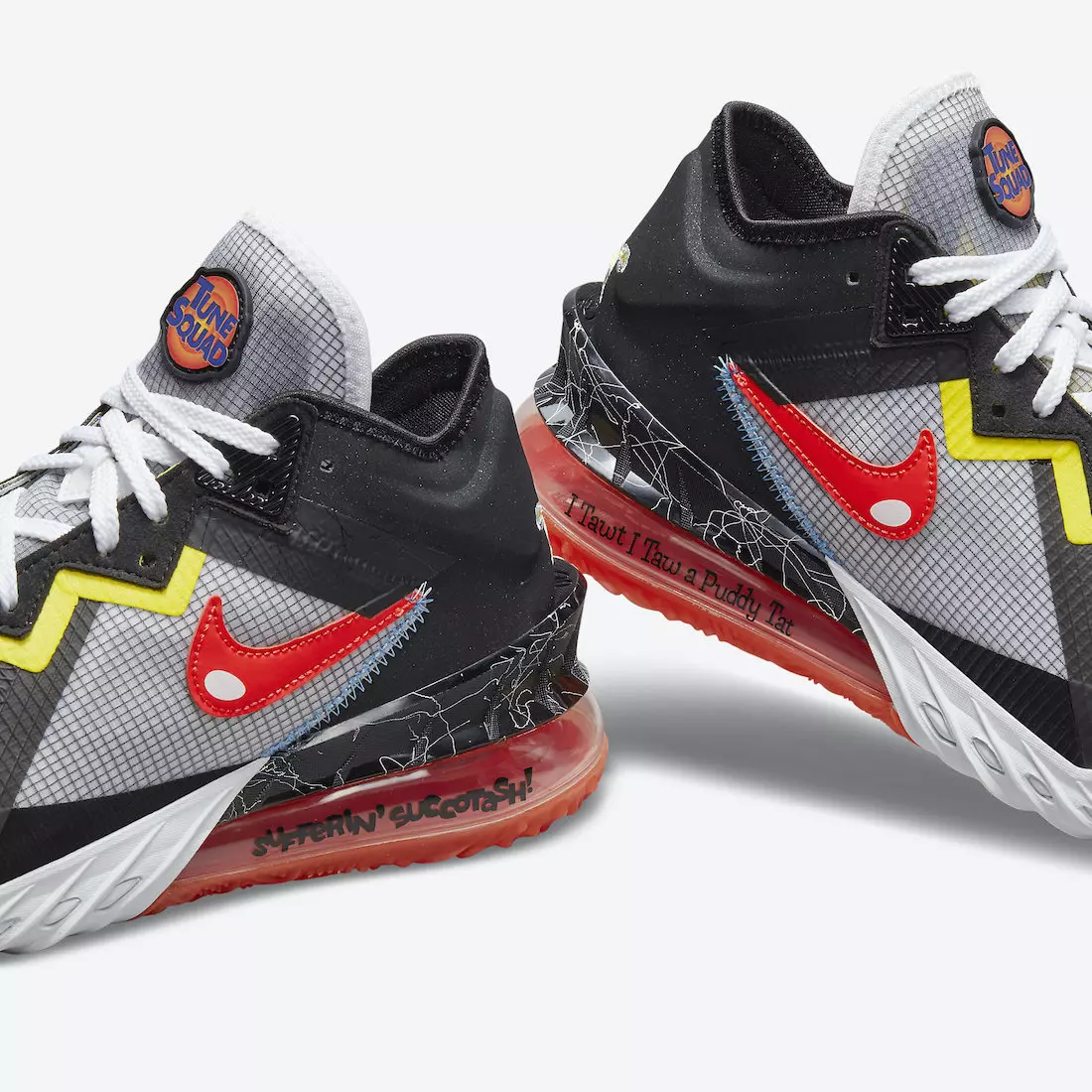 Space Jam Nike LeBron 18 Low Sylvester Tweety CV7562-103 ထုတ်ဝေသည့်ရက်စွဲ