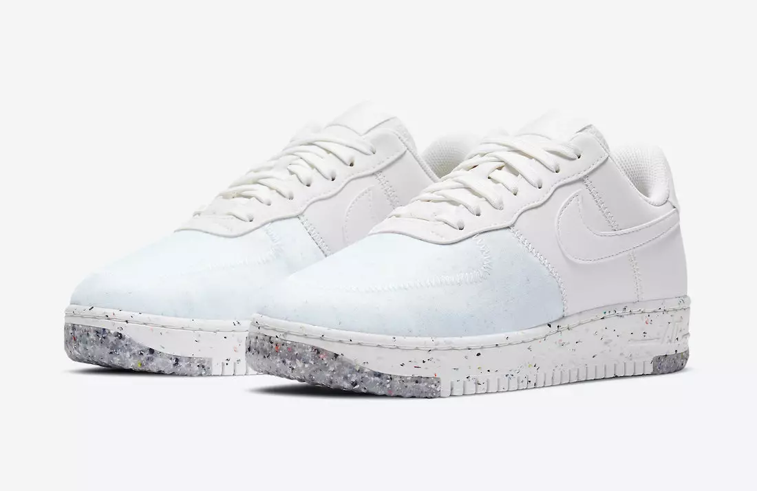 Nike Air Force 1 קראַטער פּינע ריליסינג אין "Summit White"