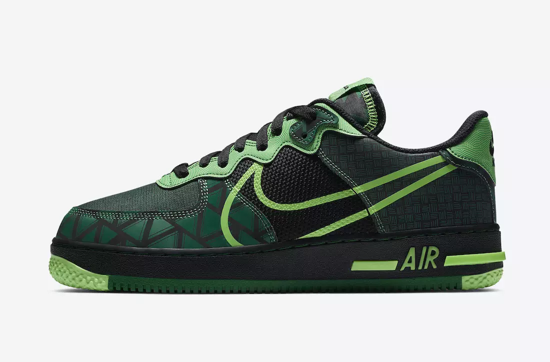 تاریخ انتشار Nike Air Force 1 React Naija CW3918-001