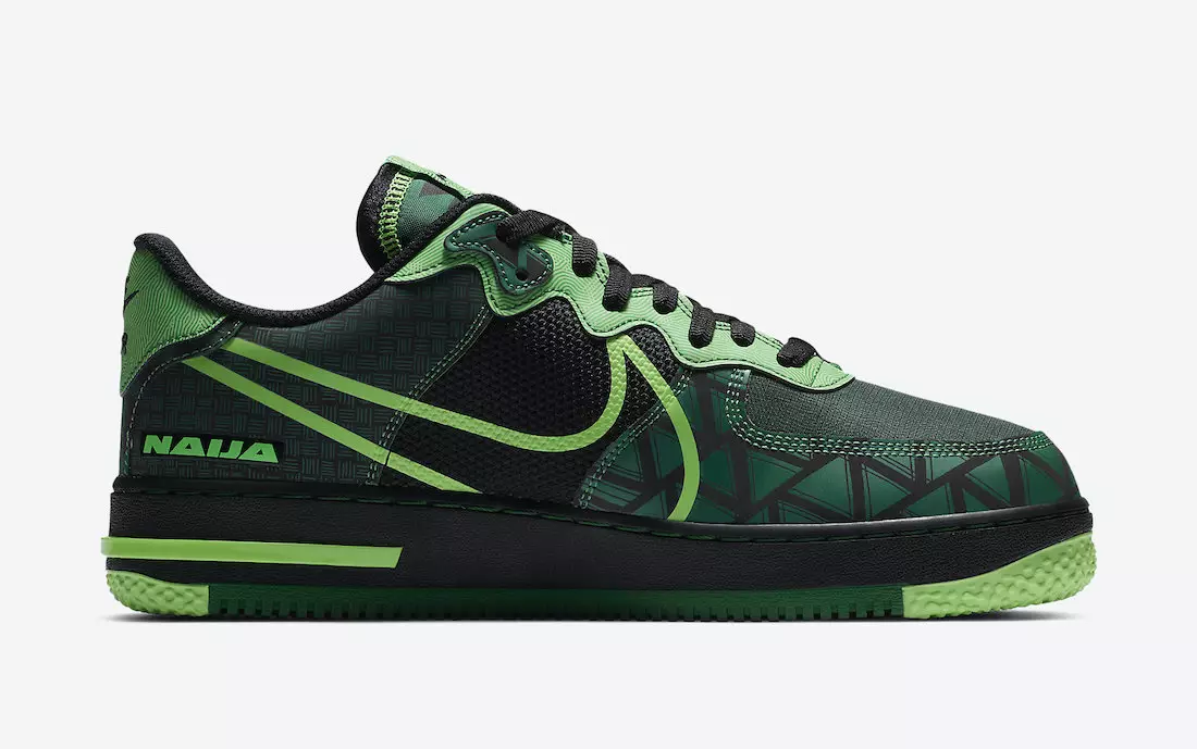 Nike Air Force 1 React Naija CW3918-001 väljalaskekuupäev